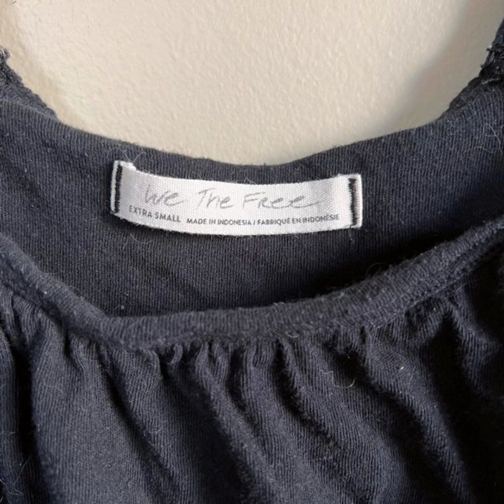 We the free by Free People XS black crop top - Picture 3 of 4